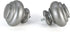 Decopolitan 1-Inch Urn Single Window Treatment Rod Set, 36 to 72-Inch, Antique Silver