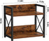 Giikin 2 Tier Countertop Shelf Organizer, Wood Spice Rack for Kitchen, Coffee Counter Shelf Organizer (Brown, S)