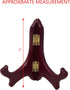 Folding Mahogany Wood Easels, Premium Quality Display Stands, Small Book Holder, Pack of 3 Pieces, 5"H