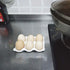 Ceramic Egg Holder Tray for Fresh Eggs, 6 Cups (White) - Porcelain Storage for Fridge Countertop Kitchen