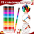 144 Fulmoon Pcs Christmas Coloring Books Bulk with Crayons Christmas Tree Santa Claus Reindeer Snowman Xmas Mini