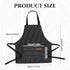 Stripes Kids Cooking Apron, Adjustable Kids Apron with 2 Pockets for Boys and Girls