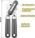 Can Opener, No-Trouble-Lid-Lift Manual Handheld with Magnet, Smooth Edge Safe Cut for Seniors