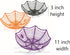 Fun Express Plastic Spider Web Halloween Candy Bowls - Set of 3 Pieces