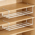 Expandable Hanging Shoe Rack Organizer for Closet, Adjustable Shoe Rack Under Cabinet