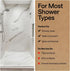 21x21 Inch, 2 Pack GORILLA GRIP Patented Square Shower Stall Mat, Small Bathtub Floor Mats for Stand Up Showers