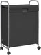 STORAGE MANIAC Rolling Laundry Hamper with Lid, 85 L Laundry Sorter with
