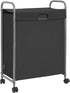 STORAGE MANIAC Rolling Laundry Hamper with Lid, 85 L Laundry Sorter with