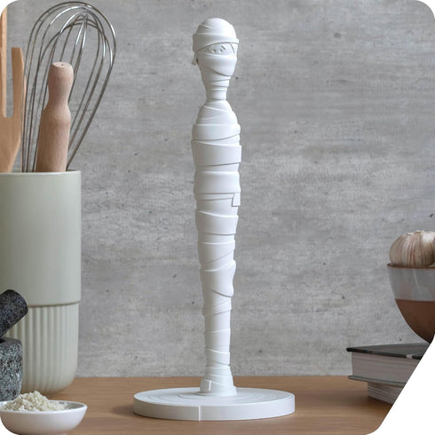 Mummy Peleg Design Tangled Joe - Fun Kitchen Gadget, Cute Paper Towel Holder with Design, Cool and Decorative Kitchen