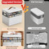 3-Tier CTIME Medicine Organizer - Portable Medicine Cabinet with Leather Handle, Empty First Aid Kit for Home