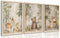 Cyebmo Woodland Animals Wall Art Set of 3, Baby Boy Wild Forest Animals