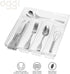 Oggi Silverware Organizer, 5-Compartment, Clear by Oggi