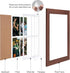 11x15 4 5x7 Picture Frame Display opening Picture Frame Collage,Multi Photo Frame with Mat,Plexiglass,Horizontal