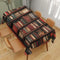 XYJFZL Bookshelf Tablecloth Library Vintage Bookcase Book Shelf Rectangle Table Cloth Kitchen Table