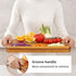 Acacia Wood Cutting Boards for Kitchen,Large Wooden Cutting Boards for Chopping Meat, Cheese, Fruits