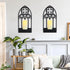 2 3) OYEFLY Pcs Gothic Sconces Wall Decor,Black Goth Decor Arched Church Wall (Style
