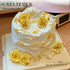 20 Pcs Gold Rose Head Flowers Without Stem - 3 Inch Silk Rose Fake Flowers for DIY Decoration