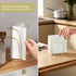 Countertop, 4 Set, SZQINJI Paper Towel Holder Gold Paper Towel Roll Holder with Weighted Base Suction Cups and Paper