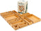 Grow Forward Bamboo Drawer Organizer Boxes, Set of 14 Wooden Organizers for Kitchen, Bathroom, Office
