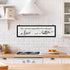 Jetec The Secret Ingredient Is Always Love and Butter Sign - Funny Wood Kitchen Decor, 15.7 x 4.7 Inch (Black)