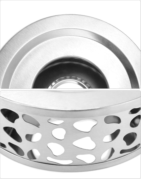 QWORK 2 Pack Tea Kettle Warmer, Brushed Stainless Steel with Hollow Frame and Tea Candle Holder, Silver