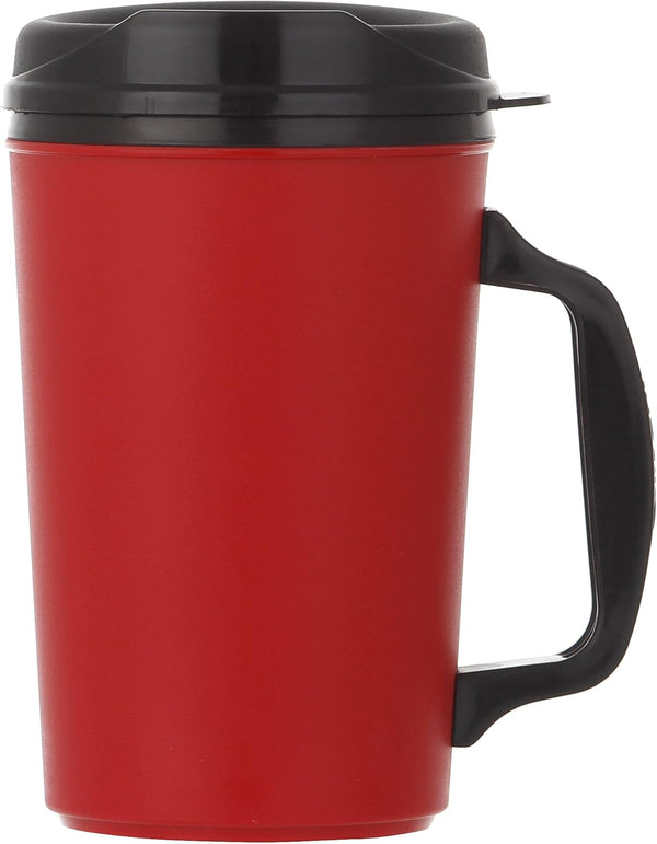 Foam Insulated Mug, 20-Ounce, Red