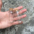 30x60x17mm Glass Bottles with Cork for Wedding Holiday Decoration, 12pcs (25ml)