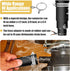 2 Set Dishwasher Connector Kit - Drain Hose Adapter with Inlet Connector, Hose Clamp, Compatible with InSinkErator