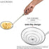 Best Utensils Asian Kitchen Stainless Steel Spider Strainer, Professional Wire Skimmer with 5-Inch Strainer Basket