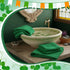 6 Pack Set 2 2 2 Peryiter Cotton St. Patrick's Day Bath Towels Green Clover Towels for Bathroom, Soft and Absorbent