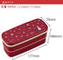 OSK Japanese Traditional Rabbit Moon Bento Box Set, PW-28C Renewal Version, Red, Microwave & Dishwasher Safe