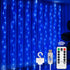 DomeStar 300 LED Fairy Curtain Lights, 9.8ft x 9.8ft Waterproof String Hanging