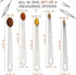 5 Pcs Mini Measuring Spoons Set, Stackable Design, Durable Stainless Steel for Cooking and Baking