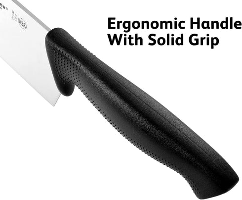 Cuisine Pro 12-Inch Chef Knife, NSF Certified High Carbon Stainless Steel Blade, Ergonomic Handle