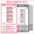 40 Closet Windyun Over the Door Shoe Organizer Large Breathable Mesh Pockets Pink Hanging Shoe Rack for Behind Door