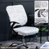 Office Chair Cover, Protective Computer Swivel Chair Cover, Stretchable Removable Design (Pink)