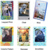2 PCS 3-inch 2-Sided Clear Acrylic Magnetic Photo Frame, Elegant Frameless Display for Fujifilm Mini Film
