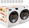Washer and Dryer Covers for the Top, 75 x 23.6 Inches Non-Slip Magnet Cover with 8 Storage Pockets for Laundry