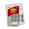 Command Small Stainless Steel Metal Hooks, 8 Hooks with 10 Command Strips, Holds up to 0.5 lb