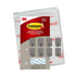 Command Small Stainless Steel Metal Hooks, 8 Hooks with 10 Command Strips, Holds up to 0.5 lb
