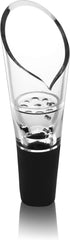True Aerial Aerating Wine Pourer, Decant Wine Instantly with Drip-Free Pour Spout, Set of 1