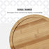 Copco Bamboo Lazy Susan Turntable, 10-Inch Wooden Organizer for Table or Countertop