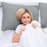 Superity Linen Pillow Cases Queen Size - Envelope Enclosure - 2 Pack - 100% Soft and Comfortable Premium Cotton - Grey