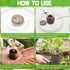 ZeeDix 100 Pcs 30mm Peat Pellets Seed Starter Soil Pods for Vegetable Seedling with 100 Labels & 2 Tools