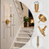 Set 2 Yollzey Candle Holder Wall Sconces of with Battery Operated Candles and Remote Control, Wall Sconces Home Decor