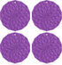 ME.FAN Silicone Trivet Mats - 4 Pack Pot Holders, 7.4'' Thickened Hot Pads for Hot Pots, Pans, Heat Resistant for Table