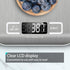 Digital Kitchen Scale - Food Scale for Meat Baking Weight, Up to 11 lb (1g-5KG), Silver Stainless Steel with LCD Display