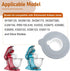 Mixers Bowl Covers Compatible with Kitchenaid Artisan & Classic Series, Kitchen Mixer Splash Guard for 5 QT Glass or