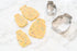 Bakerpan Stainless Steel Mason Jar Cookie Cutters, Jar Shape Cutter Set of 4 (3.5 Inch & 4.5 Inch)