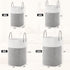 Woven Cotton Rope Laundry Basket, 80L Versatile Hamper for Dirty Clothes, Baby Toys, and Blankets in Bathroom and